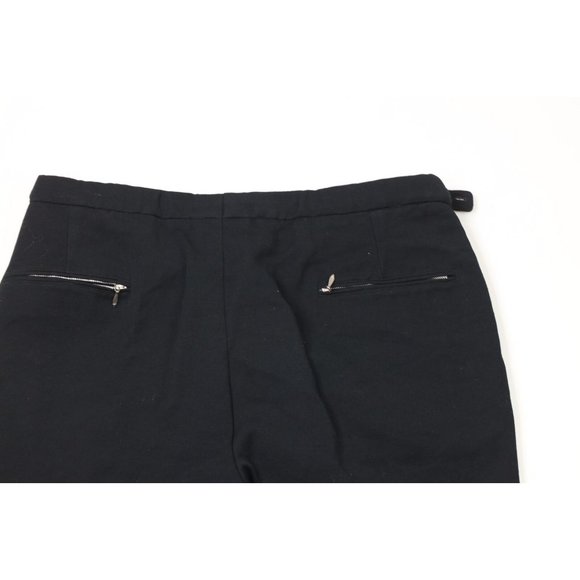 Vintage 40s Mens 34x32 Olympic Stretch Wool Stirrup Skiing Pants Black Italy - Picture 10 of 12